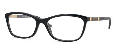 versace eyeglasses ve 3186 gb1 black 54mm|Versace VE3186 Eyeglasses .